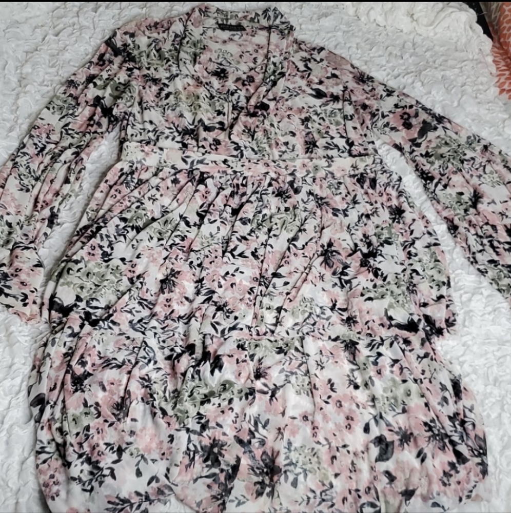 Zelie for she Matching set shirt and skirt 1X